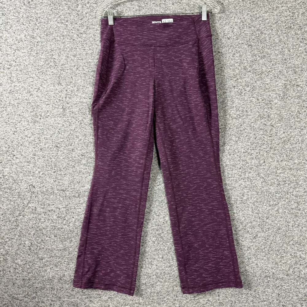 Duluth Trading Women’s Sx29 Purple Bootcut NoGa Zip Pocket Sweatpants